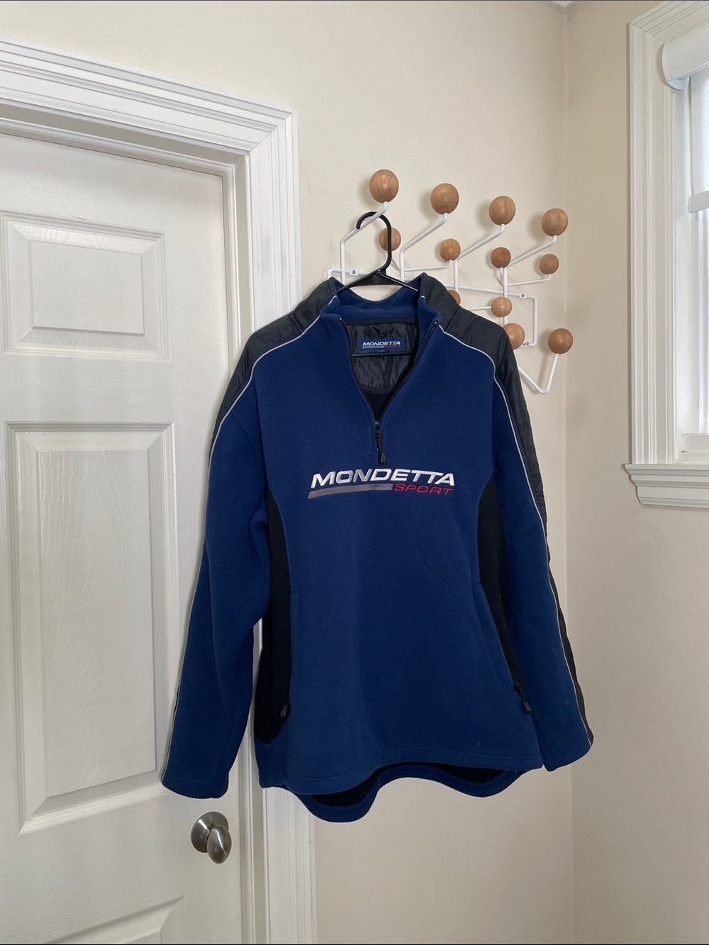 Mondetta Half-Zip Pullover Sweatshirt - Blue / Black - L